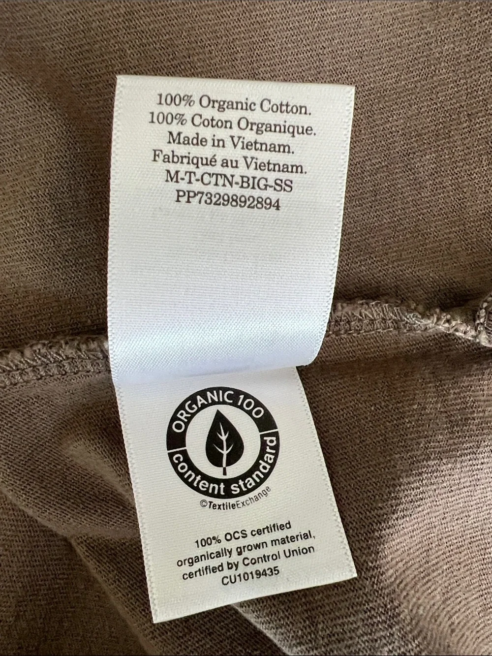 New Everlane OVERSIZED MIDWEIGHT TEE Deep Taupe Size L - Picture 8 of 13